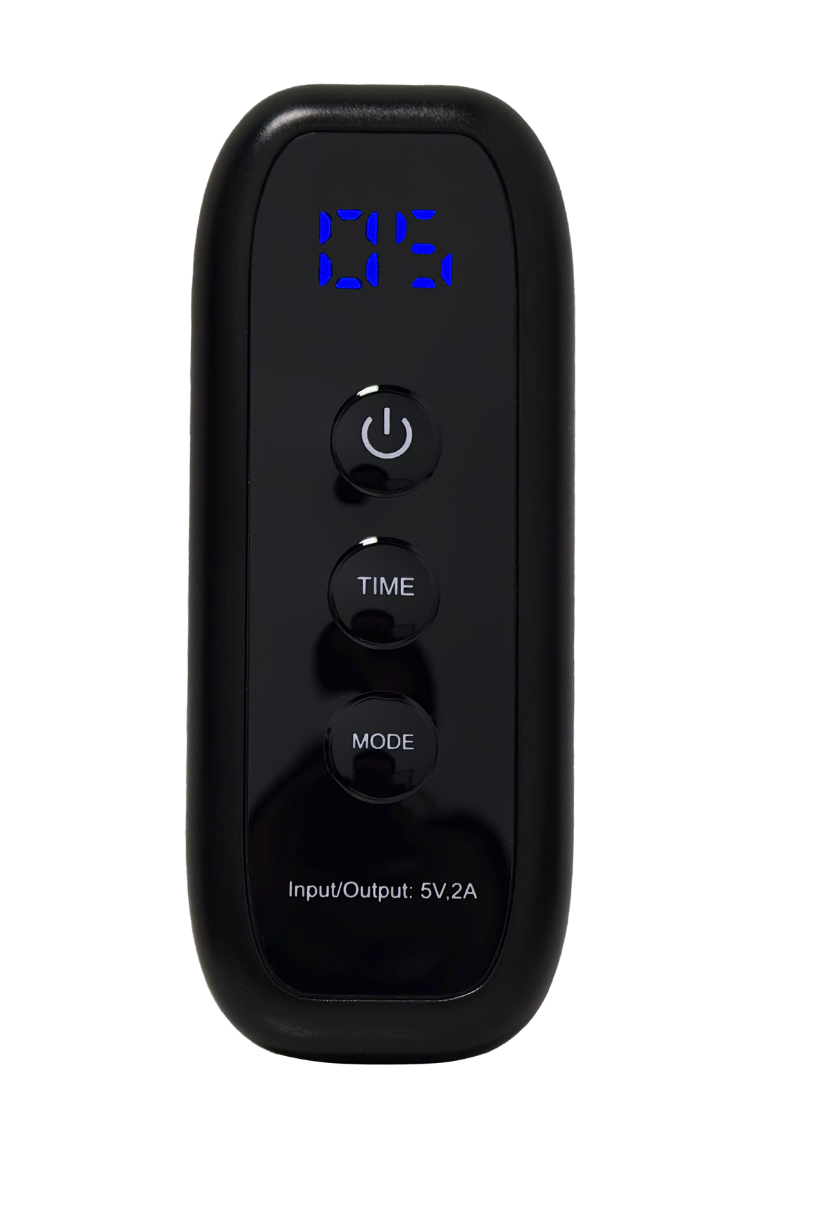 Red light therapy face masks 5 Rechargeable handheld controller with power, timer and mode buttons
