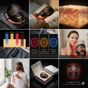 Red Light Therapy Facial Mask