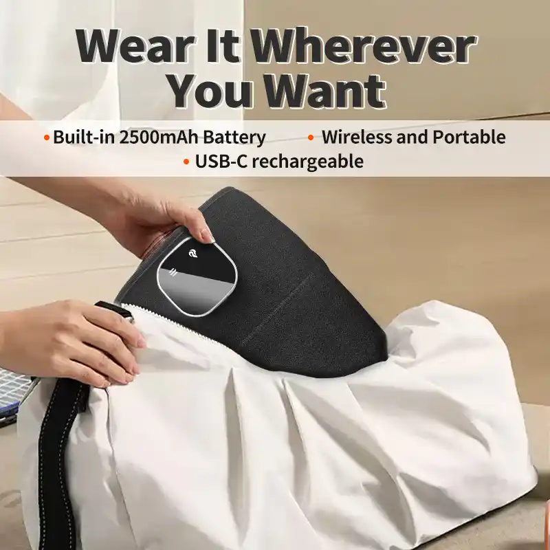 Red Light Therapy Joint Wrap – Adjustable Straps for Ankle & Joint Pain Relief 4 Smart Red Light Therapy for Knee7